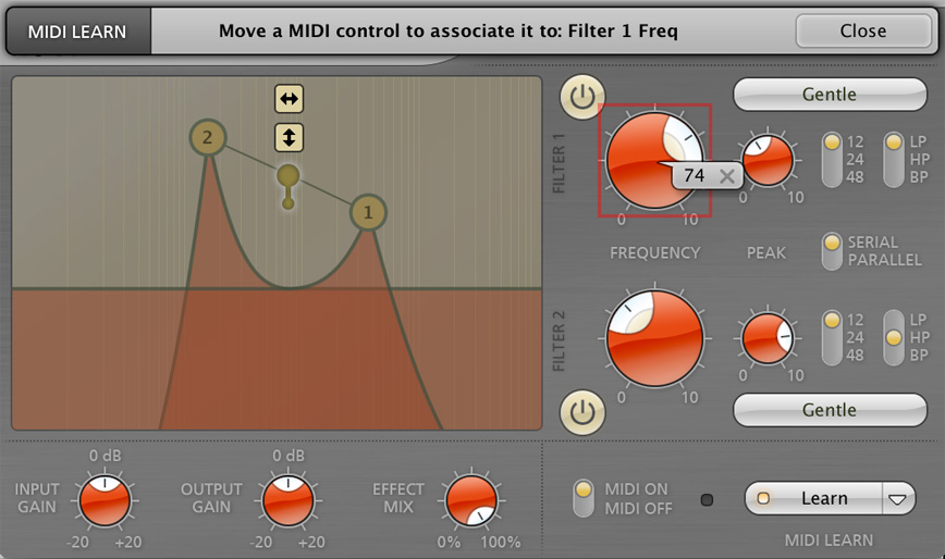 Midi Learn Mode