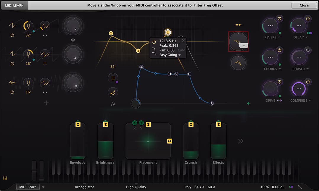 Midi Learn Mode