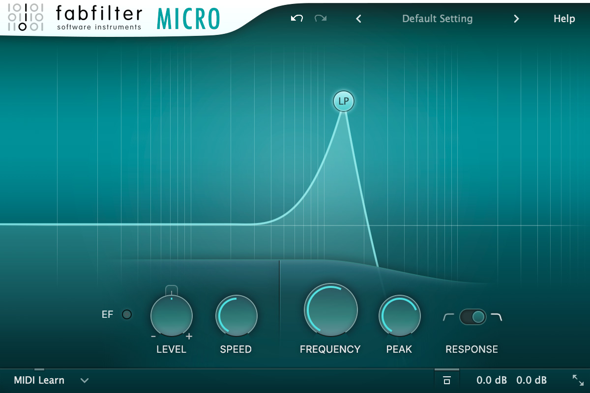 FabFilter Micro - Basic Filter Plug-In